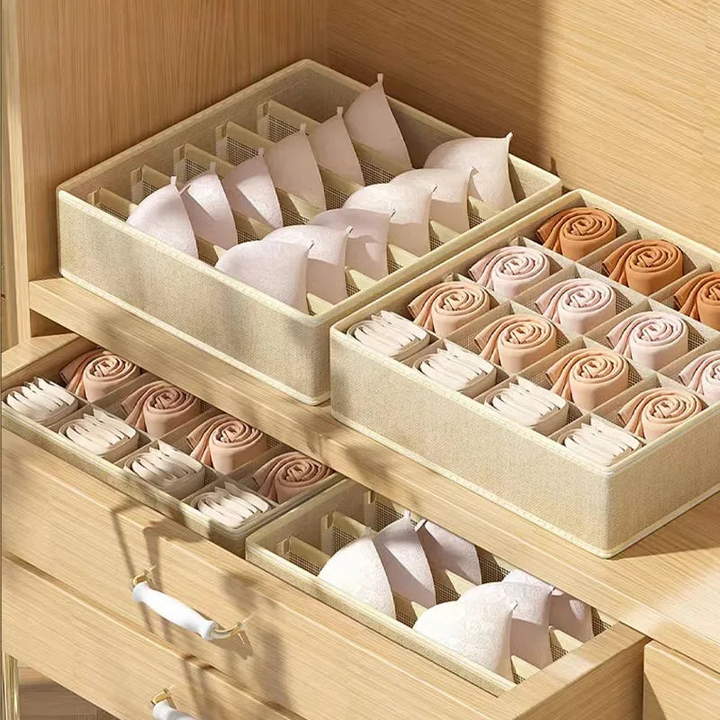 Foldable Multi-compartment Drawer Organizer Box on Luulla