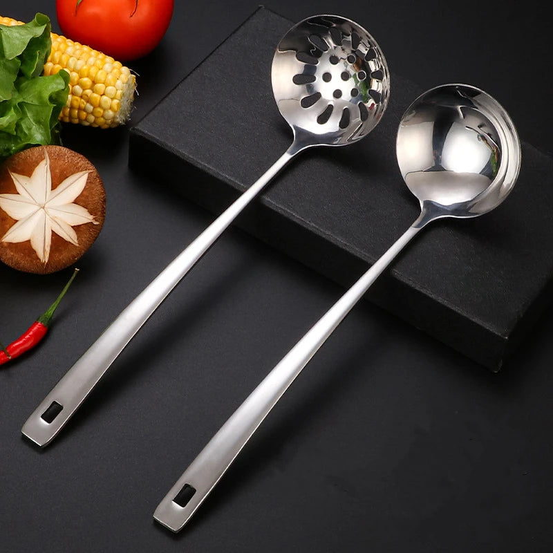 Stainless Steel Long Handle Ladle And Strainer on Luulla